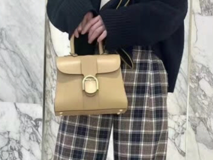 Delvaux 斜挎奢侈品单肩包女手提中号包