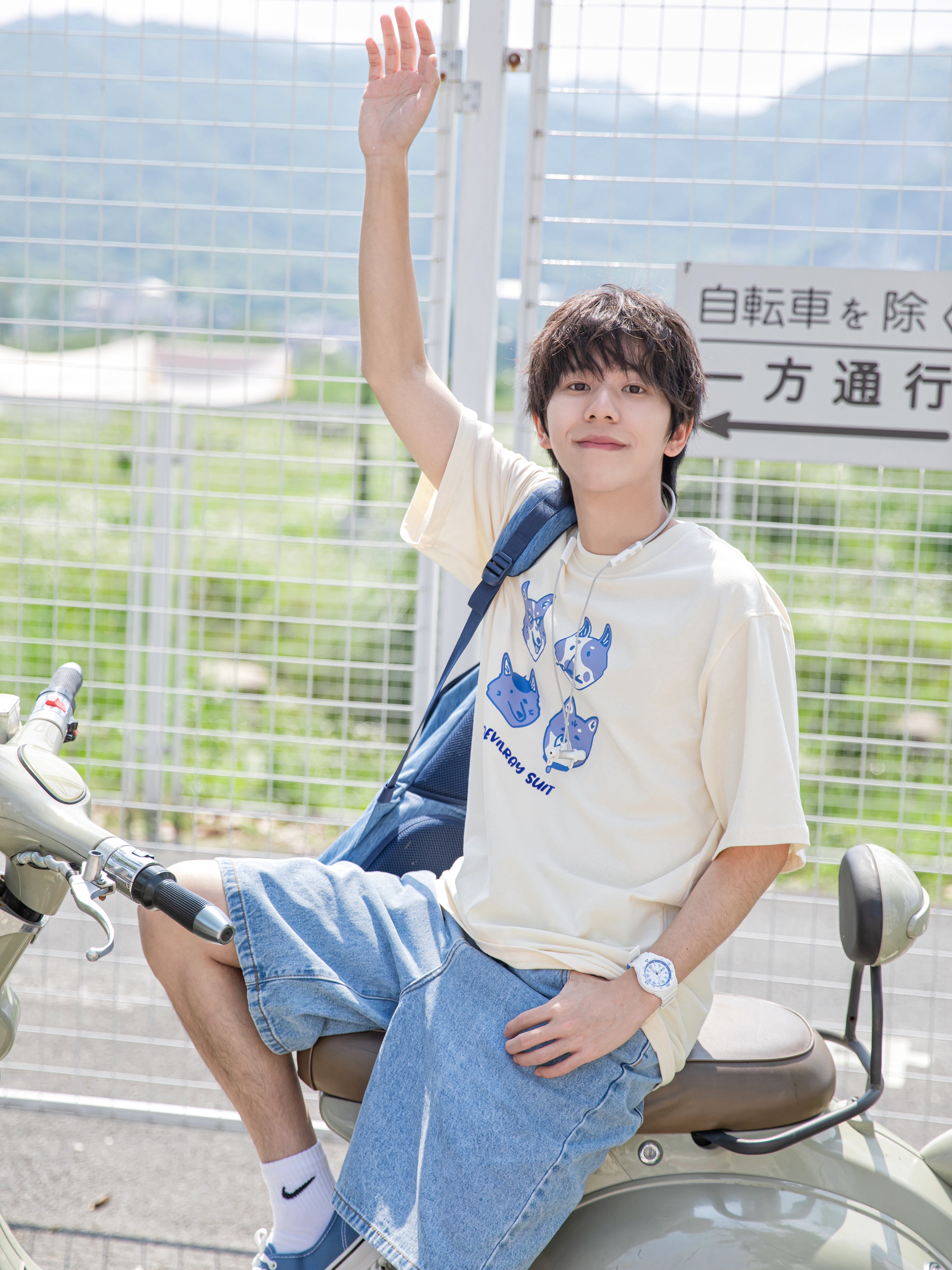 🔹夏日男友ootd｜太喜欢这件“夏日印花T恤”🍃