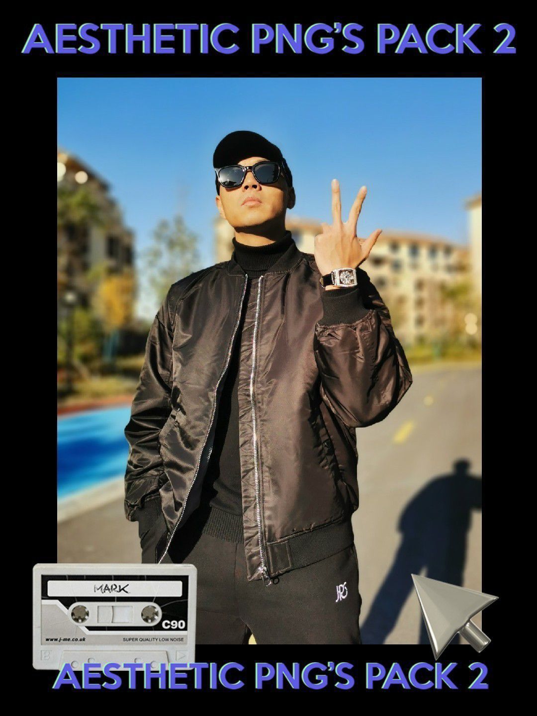 OOTD｜一身黑有人追～复古休闲风穿搭