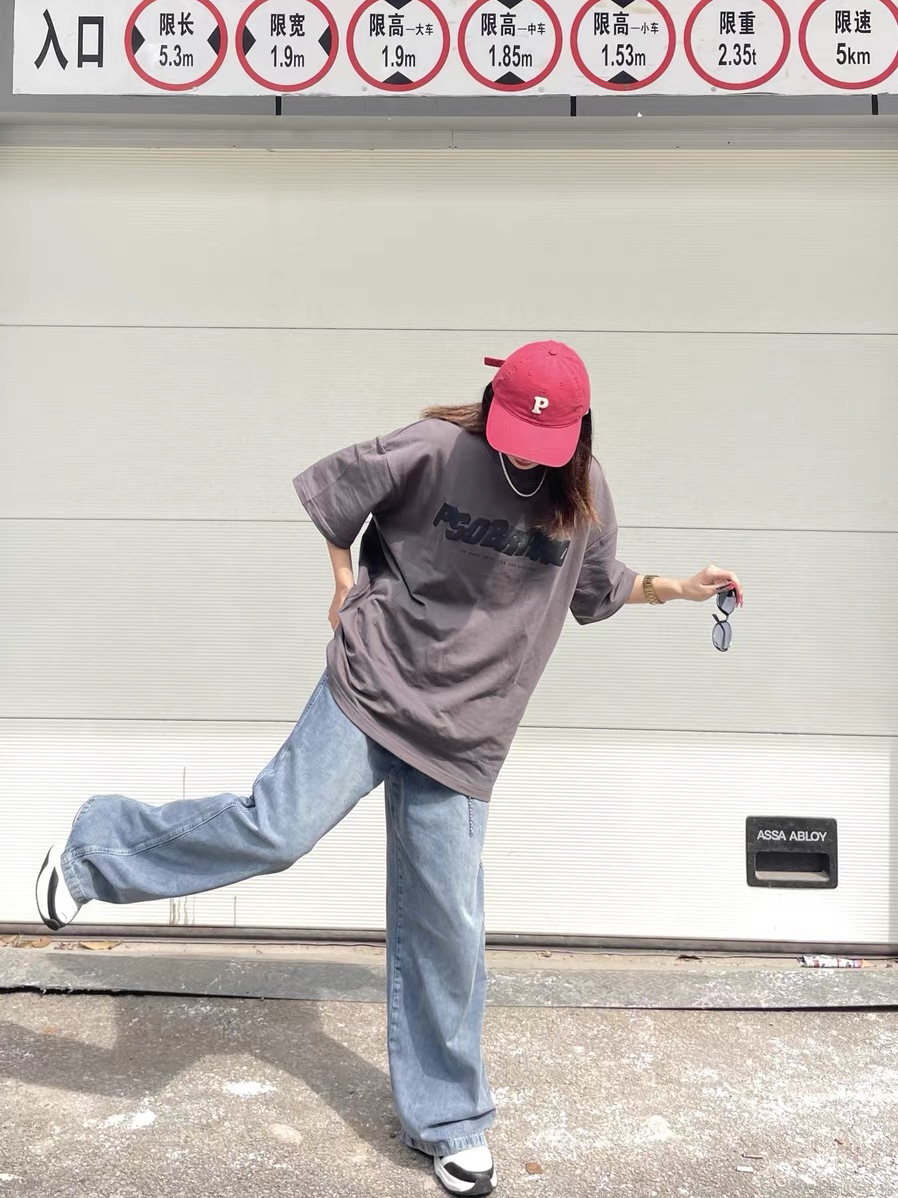 PSO方块发泡立体质感短袖💕