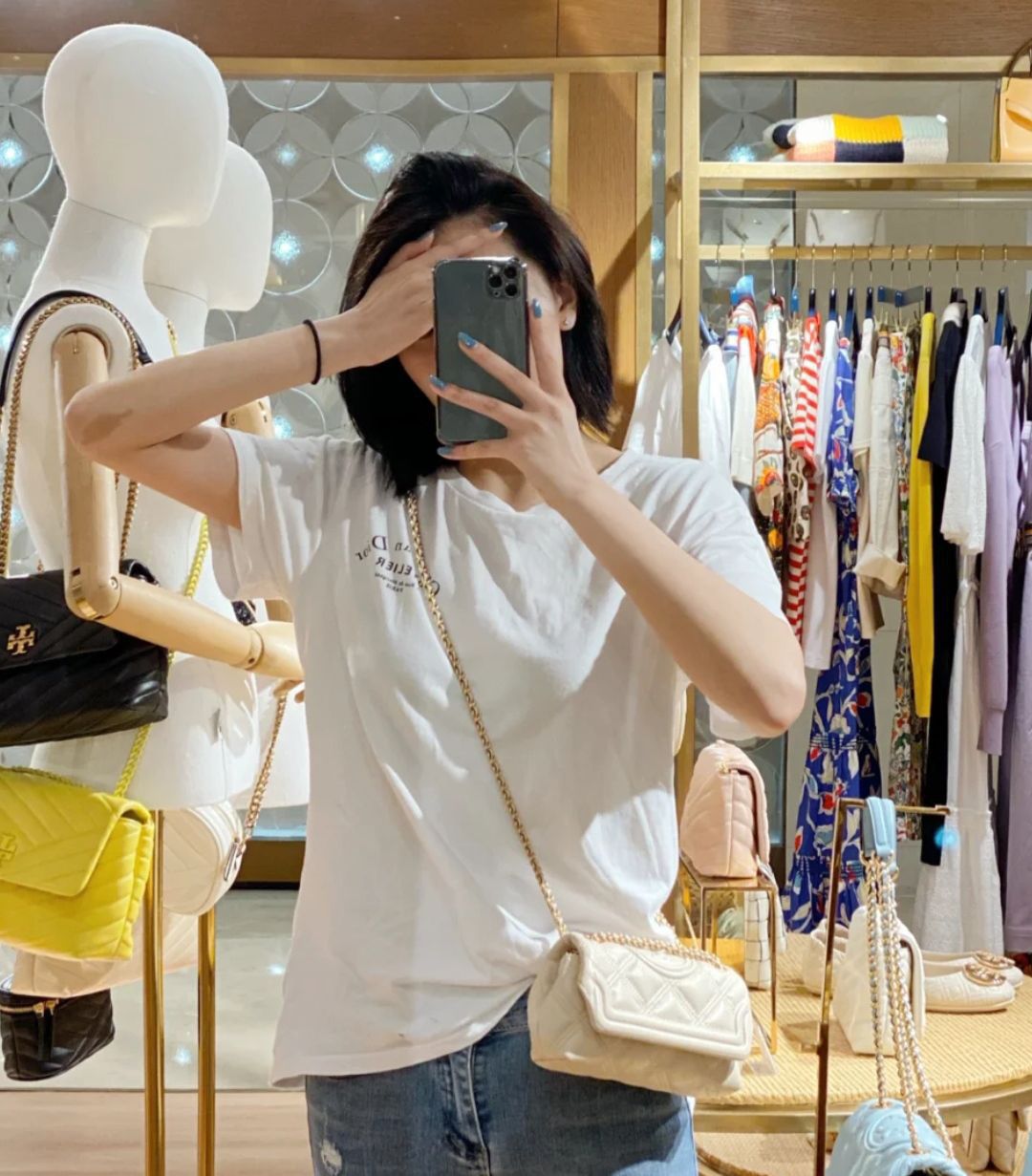 种草这款Tory Burch FLEMING迷你羊皮斜挎女包太香啦