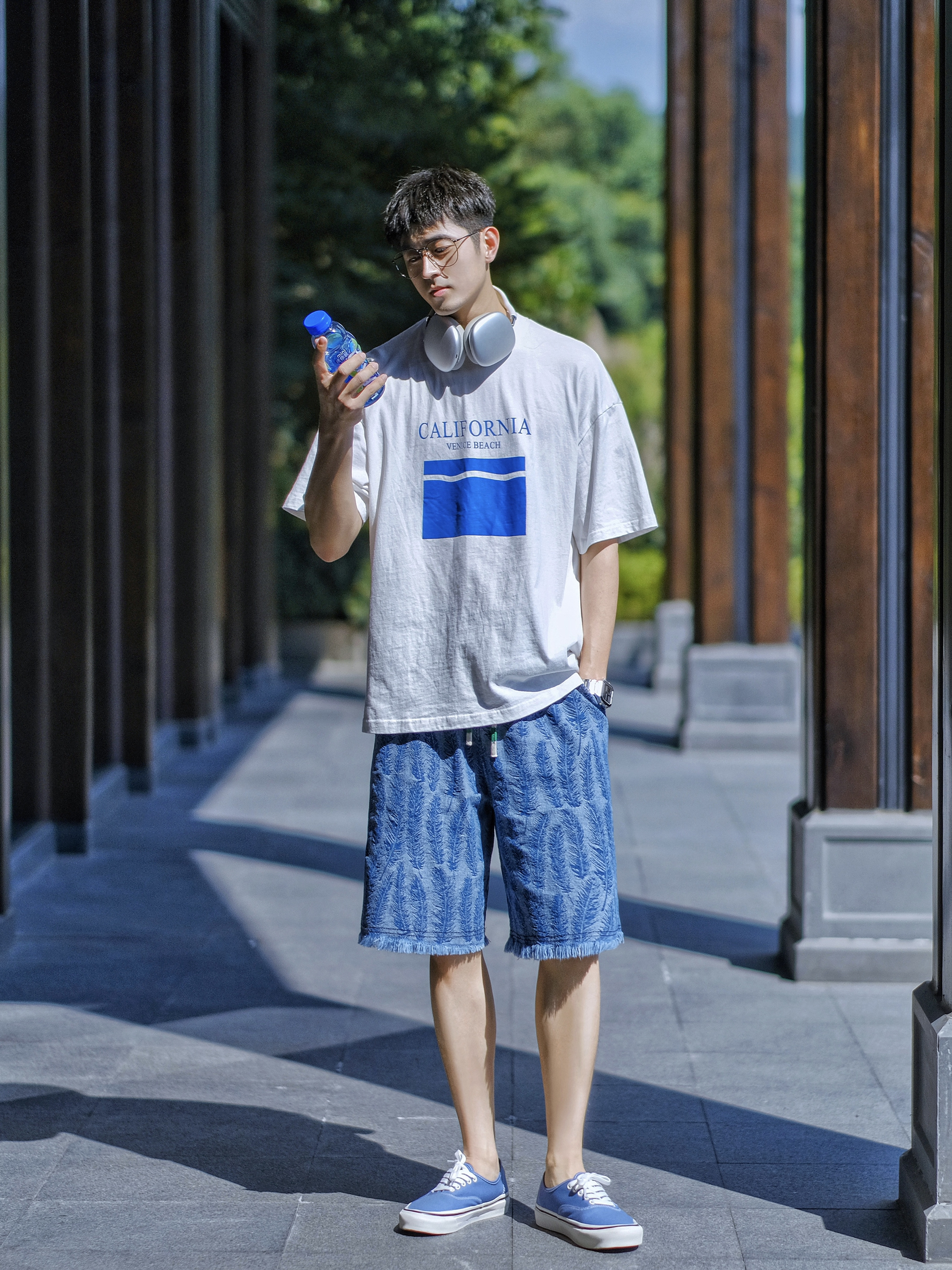 🔹夏日男友ootd｜假日风出游穿搭👔✨