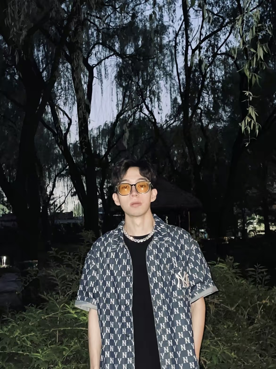 把印花衬衫搬进衣柜
