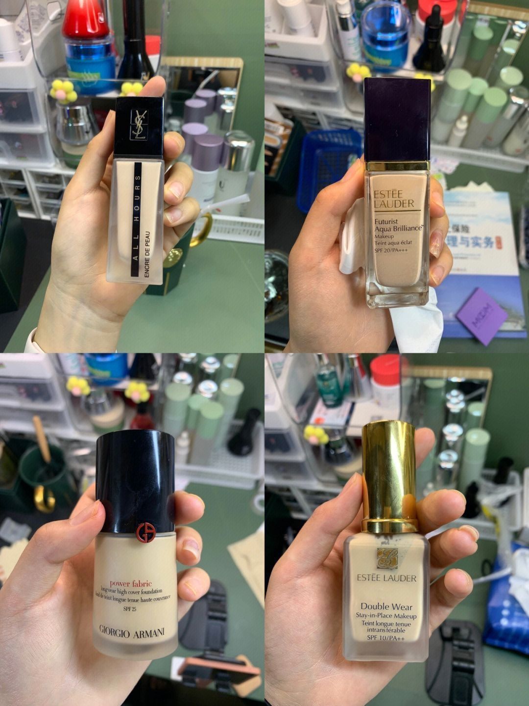 实实在在混干皮大牌粉底液原相机测评|||