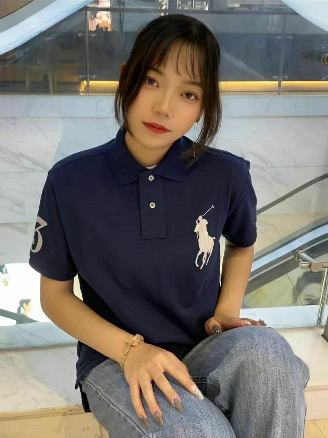Ralph Lauren 经典翻领大马标短袖Polo衫 710697457007