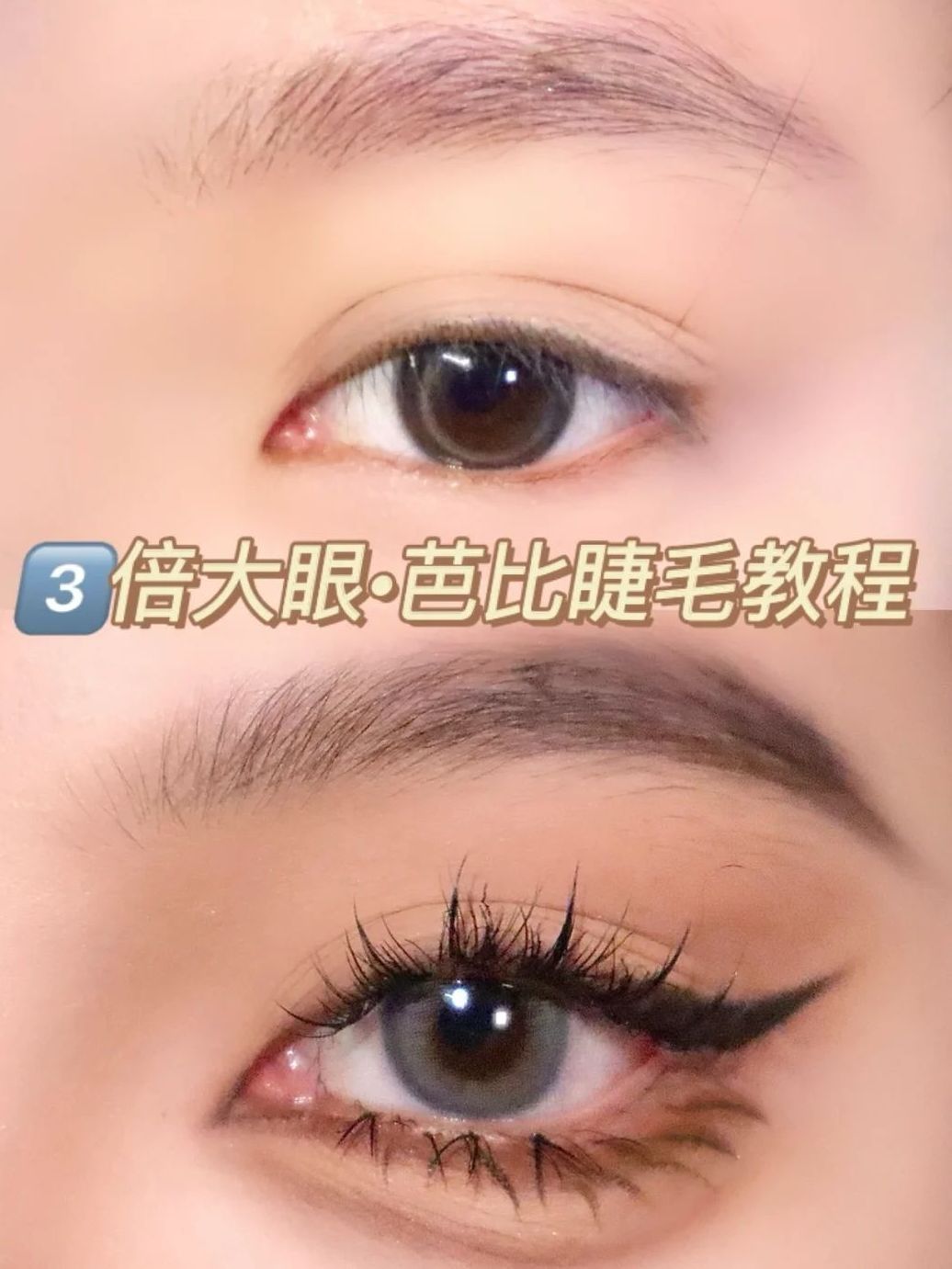 睫毛精来看😍3倍大眼✅变芭比🔥