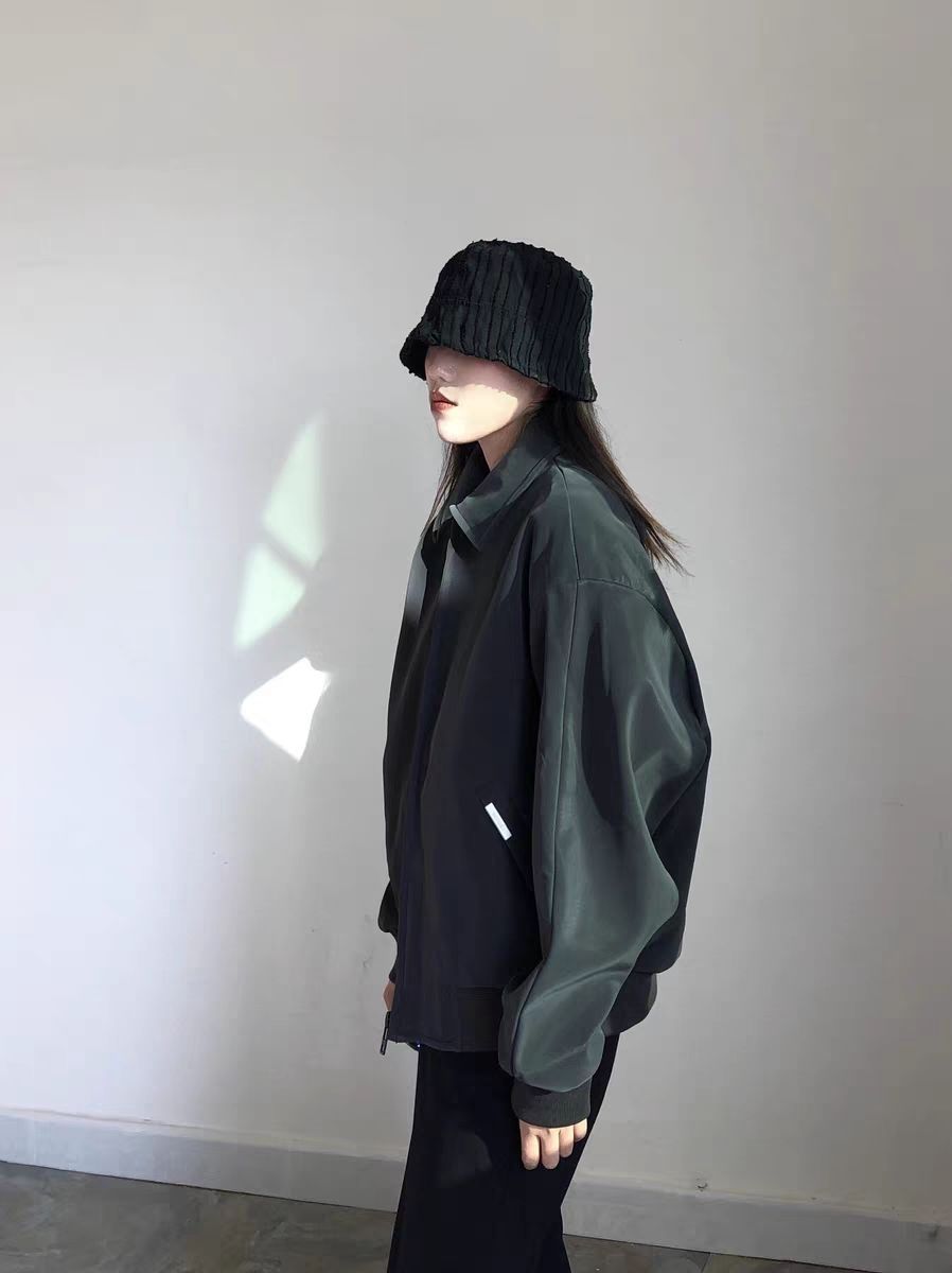 Chinism翻领皮夹克酷炫穿搭