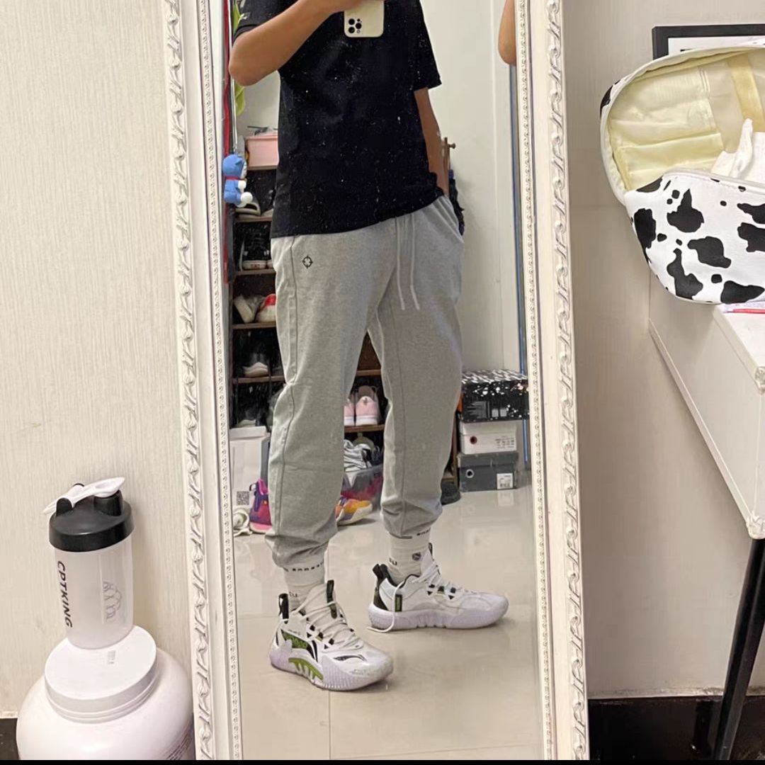 ootd/准者收口篮球长裤穿搭分享💕～