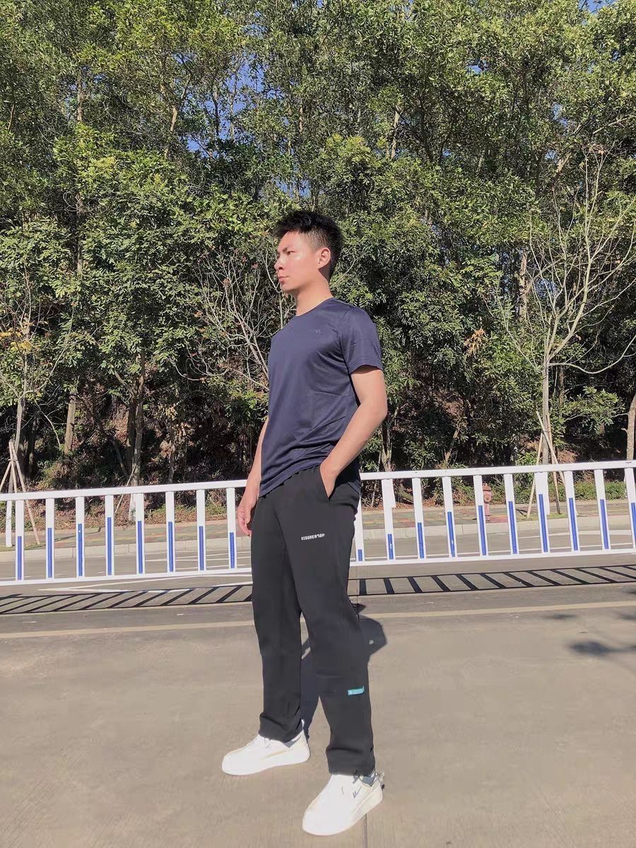 准者 休闲舒适运动健身训练针织束脚长裤