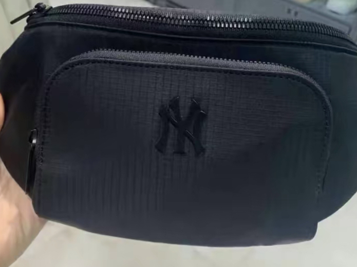 MLB 纯色NY单肩包胸包腰包斜挎包运动男包