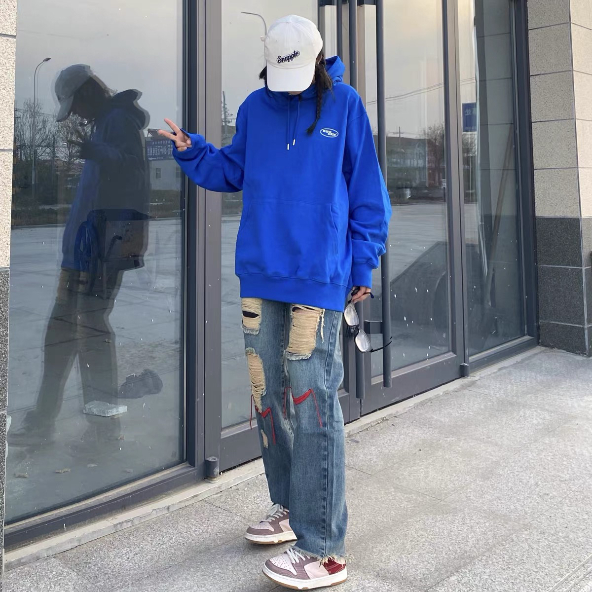 蓝色真的是太显白了