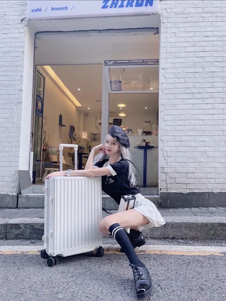 卡帝乐鳄鱼铝框行李箱分享