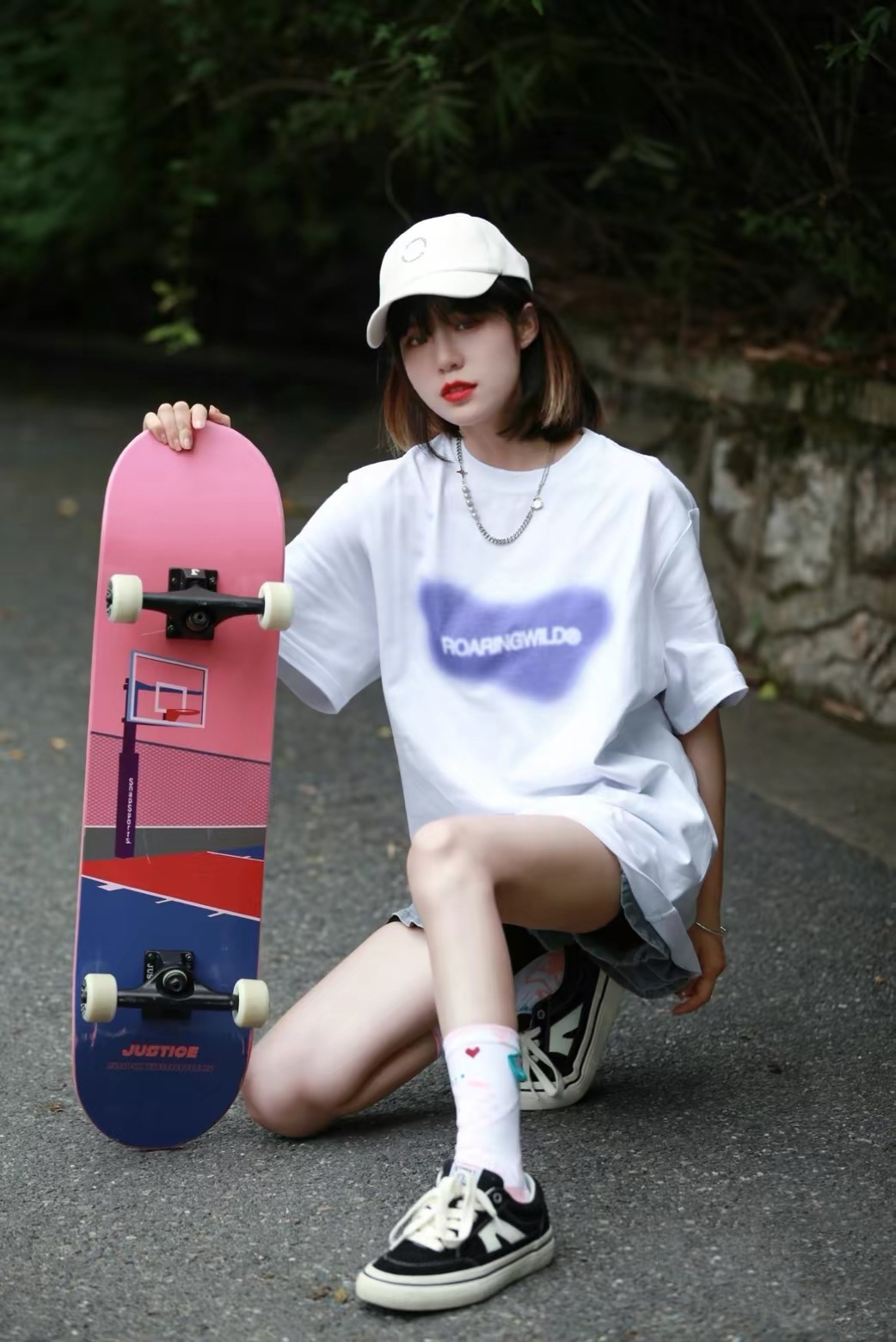 滑板女孩｜夏日穿搭