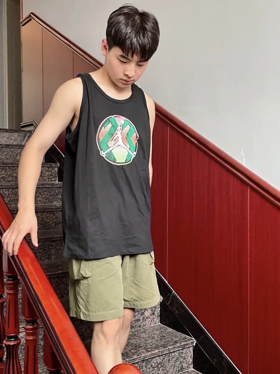 透气运动无袖背心