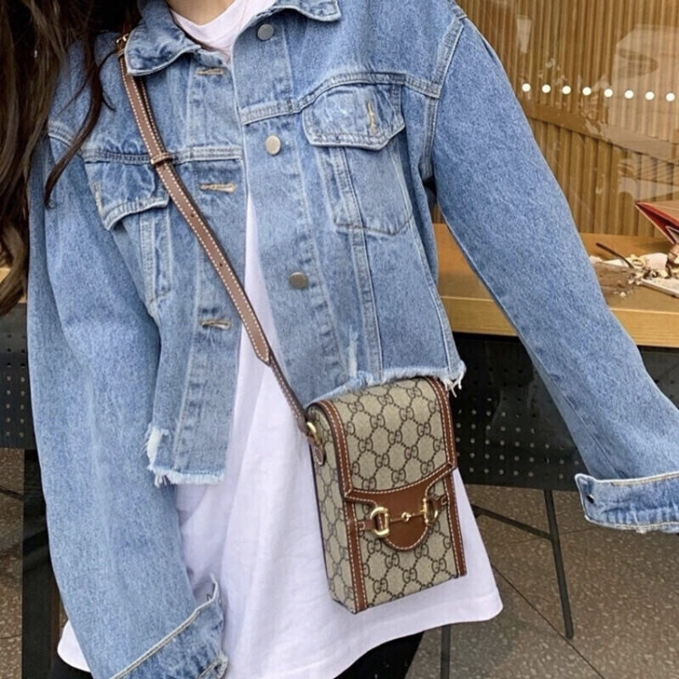 Gucci 马衔扣1955 迷你 老花包