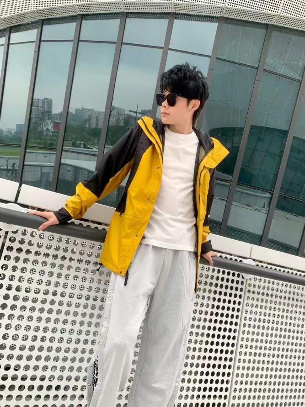 ootd 秋冬帅气保暖冲锋衣穿搭