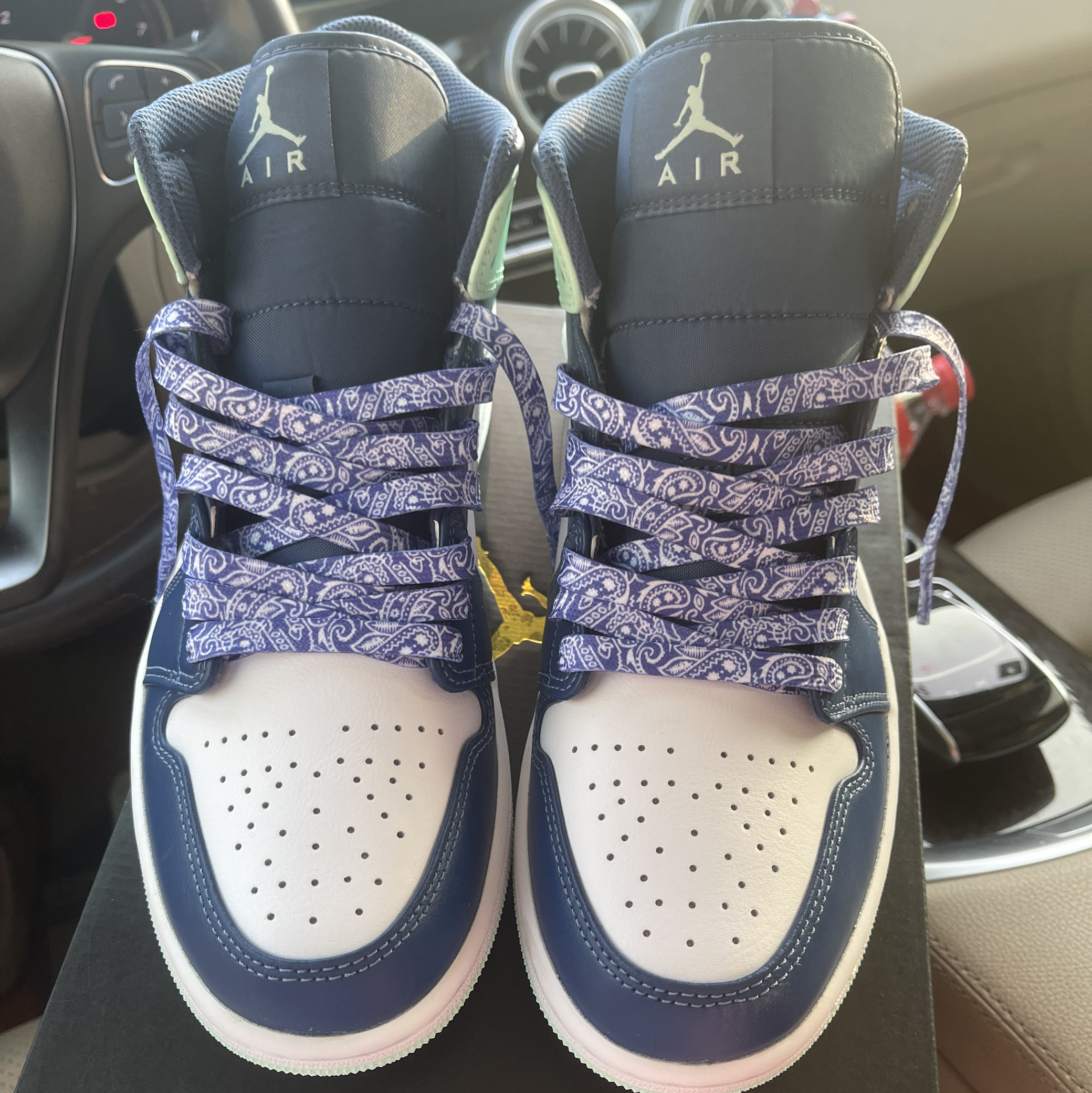Jordan mid 薄荷蓝！