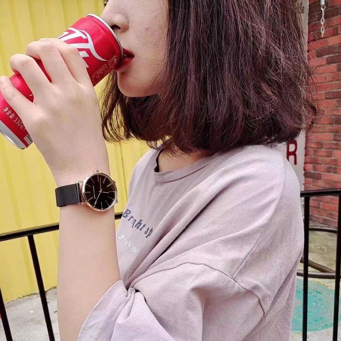 Armani/阿玛尼 石英表学生表 