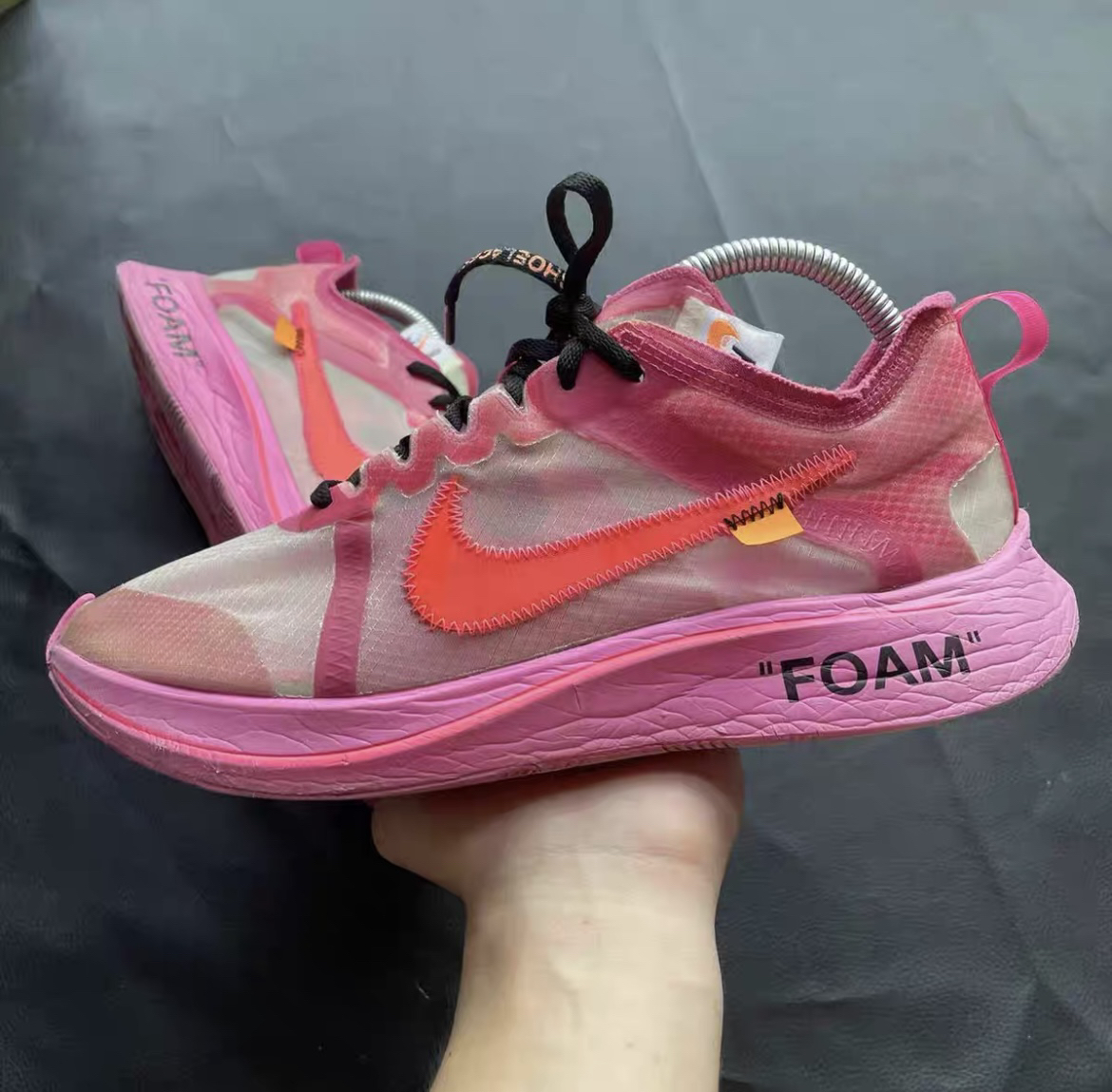 virgil天才设计 nike fly 骚粉ow联名2.0！！！🔥🔥🔥开学必备