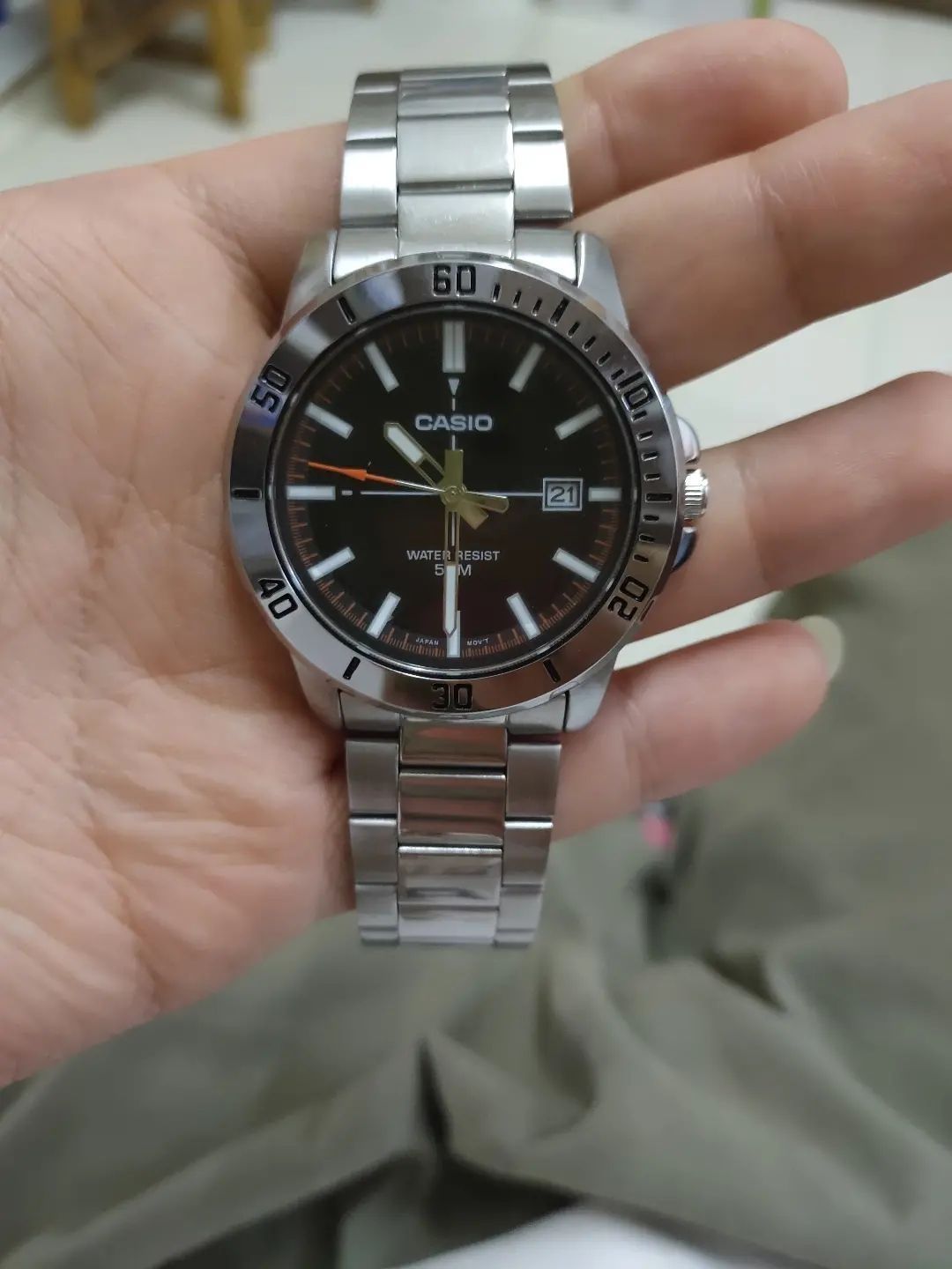 卡西欧 ENTICER 剑鱼水鬼海洋之心商务钢带手表男表分享