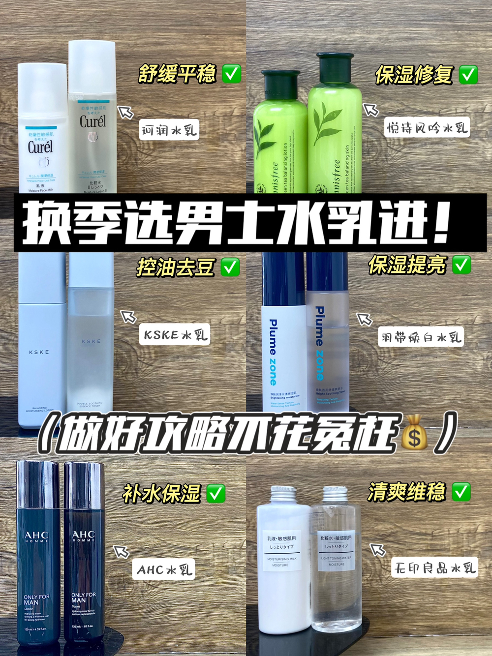 男士换季水乳推荐 换季过冬一套搞定