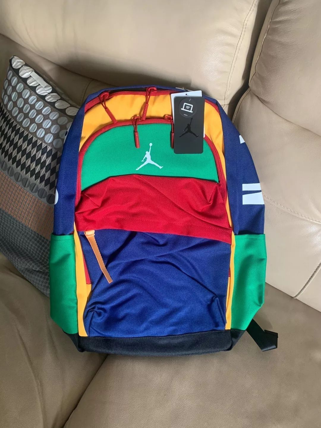 Jordan Brand JORDAN双肩包拼接舒适分享