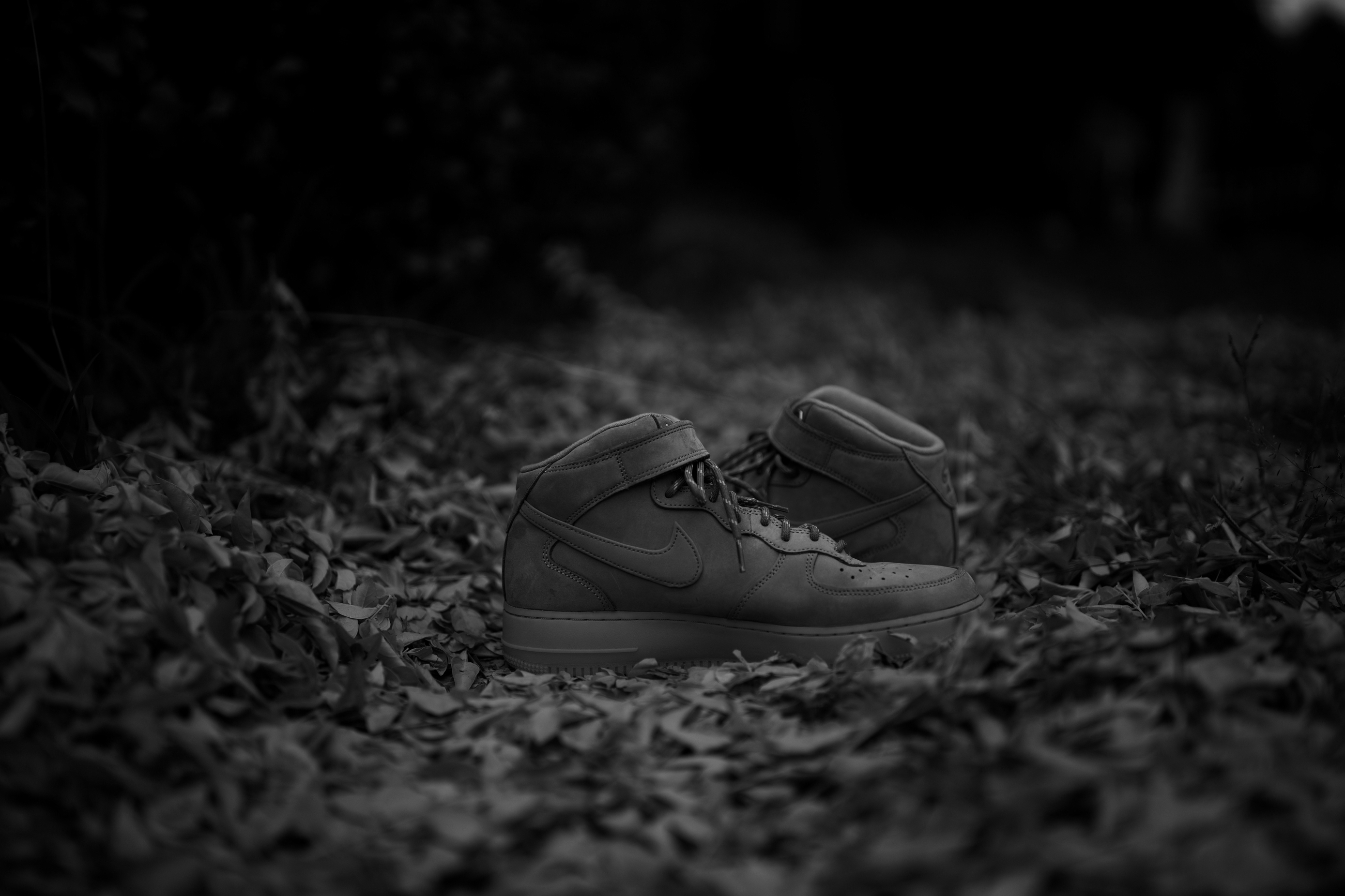 远离城市喧嚣 独自欣赏球鞋 
Air f