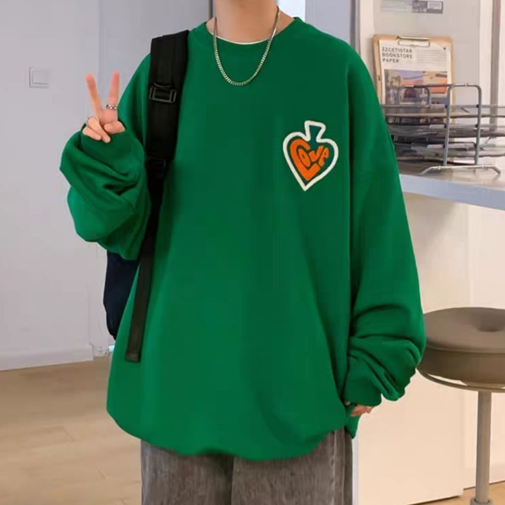 OOTD｜日系草绿复古卫衣少年感穿搭