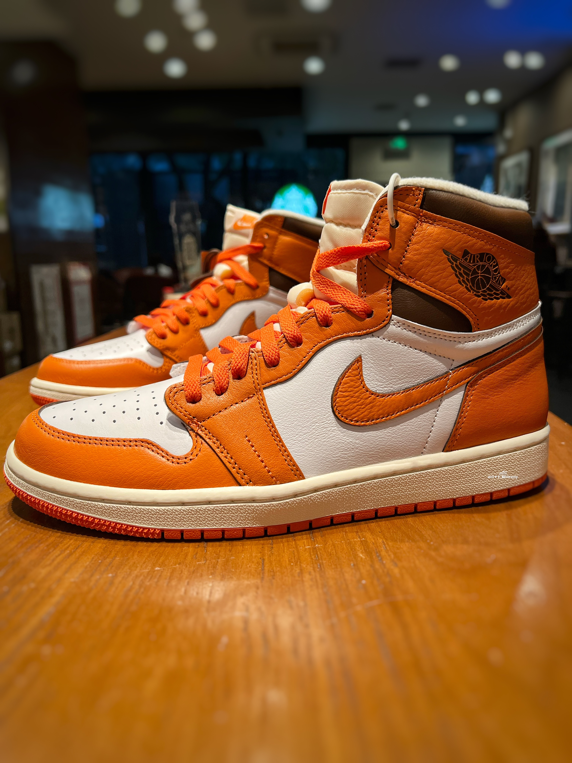 AJ1扣碎丨爱马仕AJ1白橙扣碎这双真的爱了！