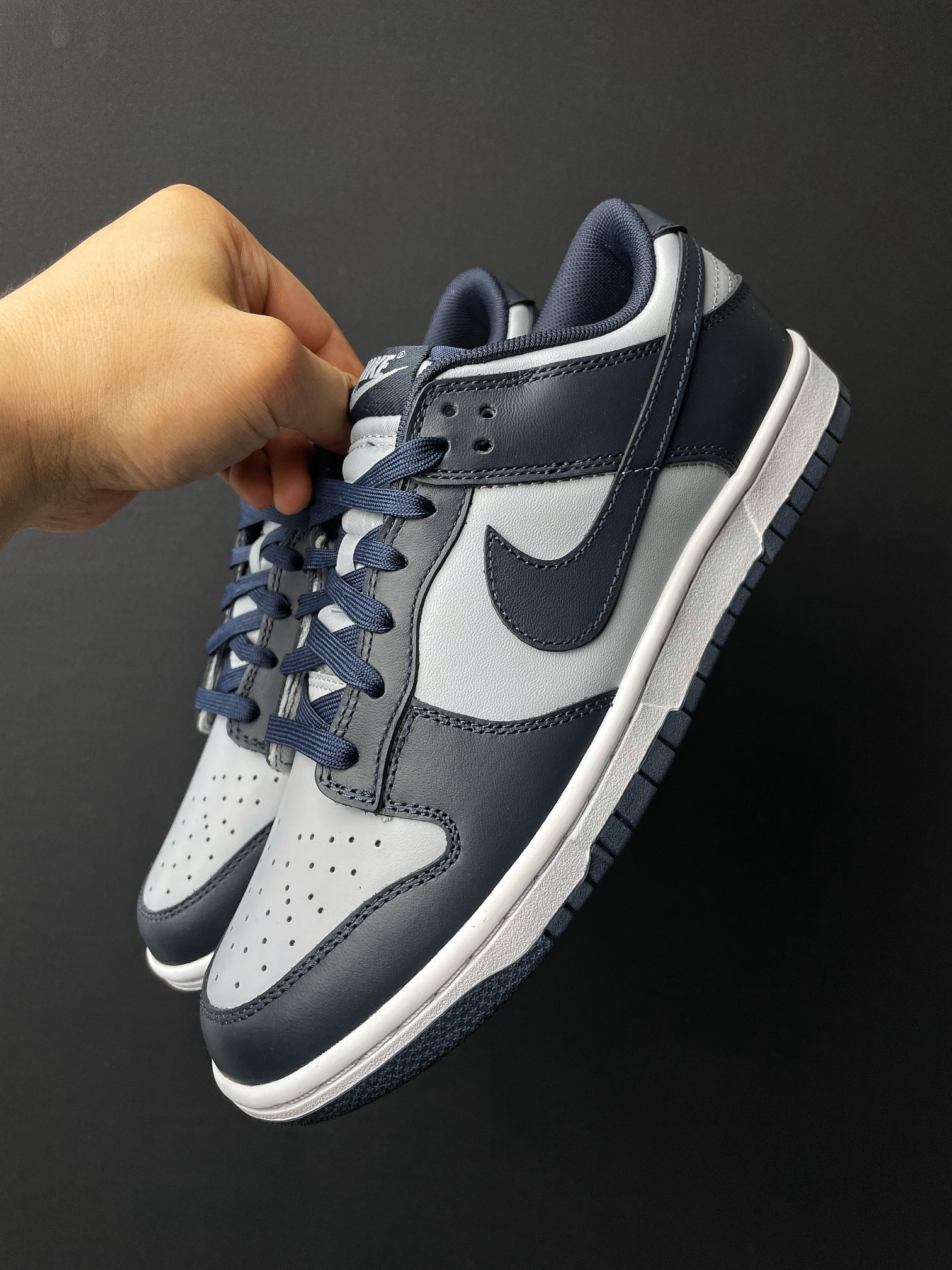 「爆款好鞋」Nike Dunk Low Retro "Georgetown" 复古休闲板鞋 灰蓝 乔