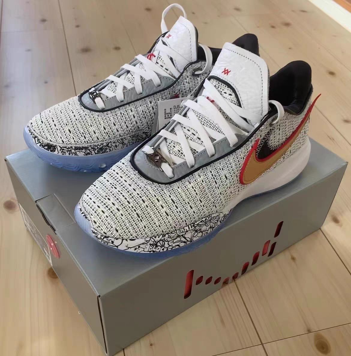 LBJ20灰红特别配色