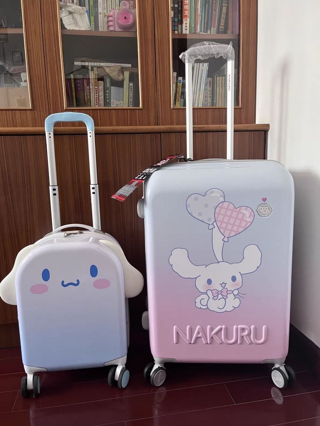 香芋紫梦幻拉链款行李箱分享