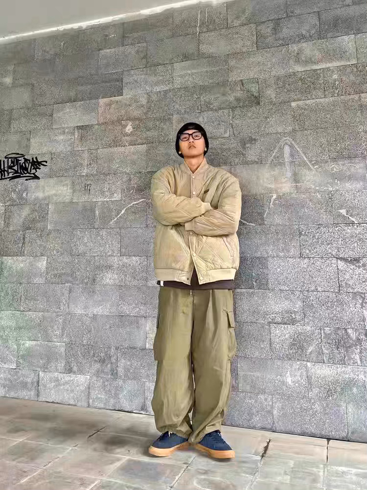ootd 复古菱形棉服◇