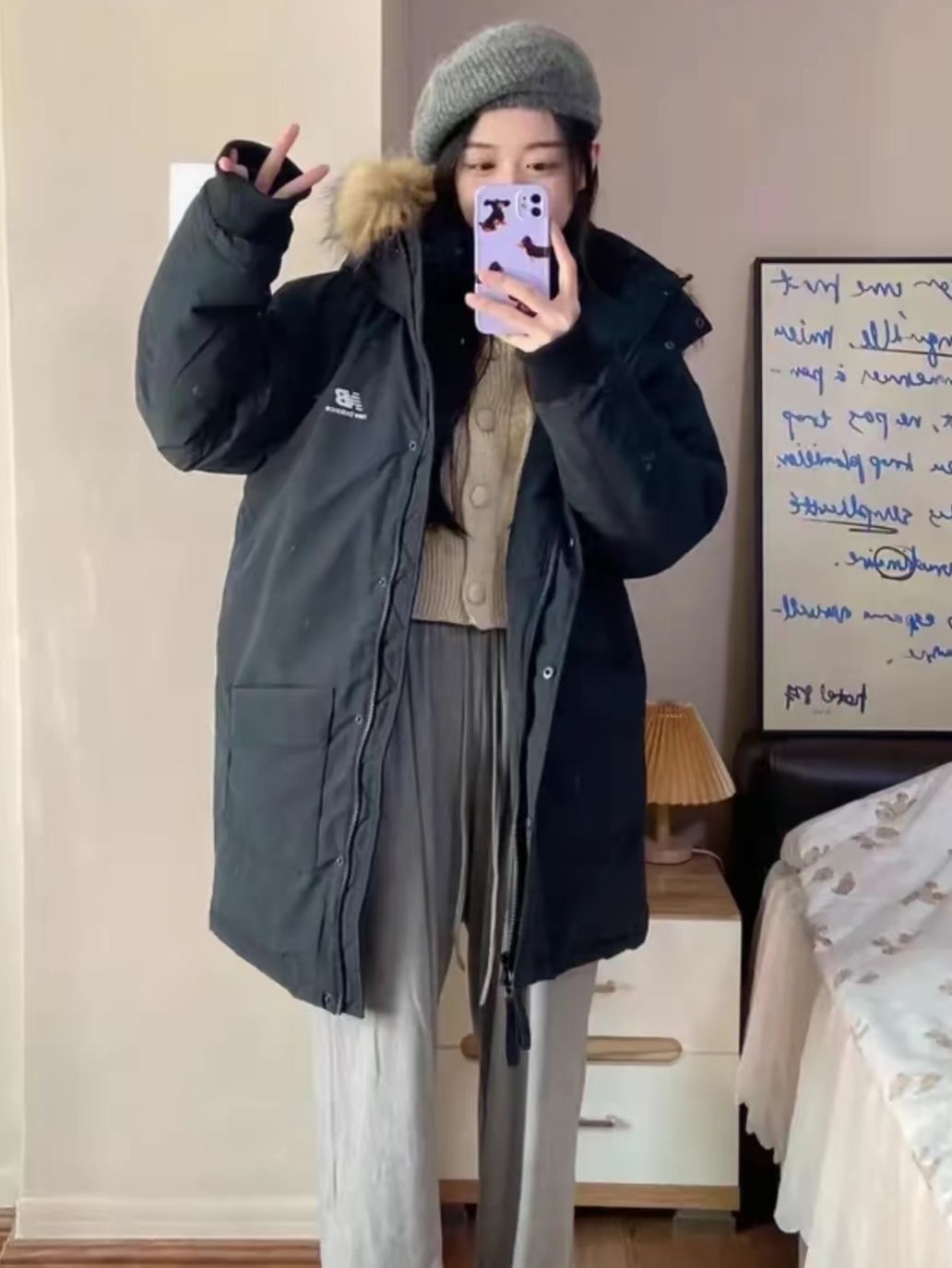OOTD/冬季必备工装羽绒服☃️New Balance