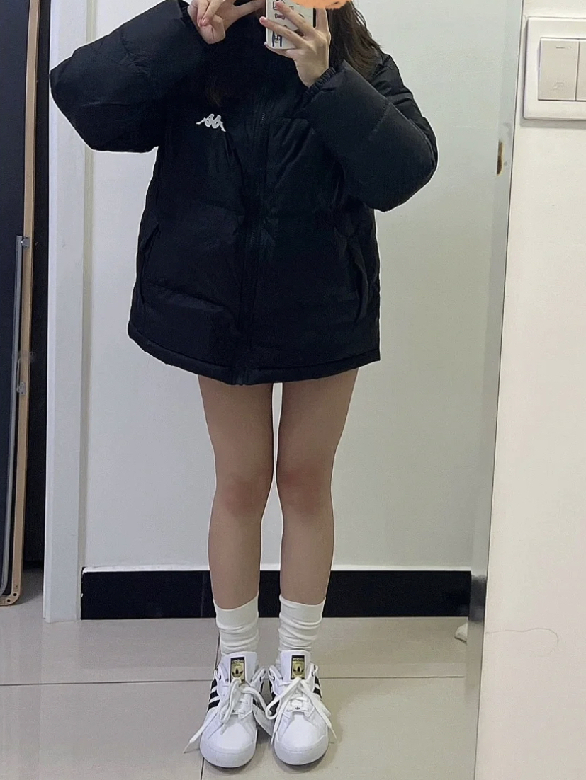 Kappa 入冬第一件黑羽绒服美丽住了