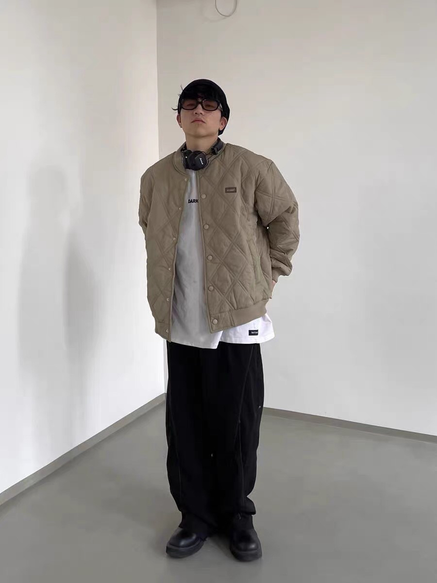 迎接冬天必备菱形棉服