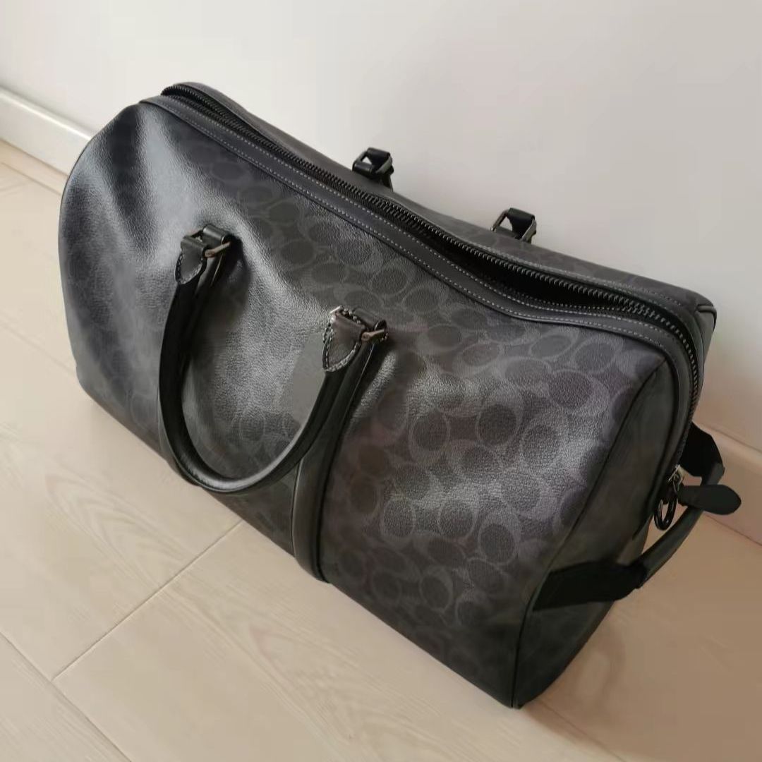 Coach 经典老花牛皮超大容量包包分享