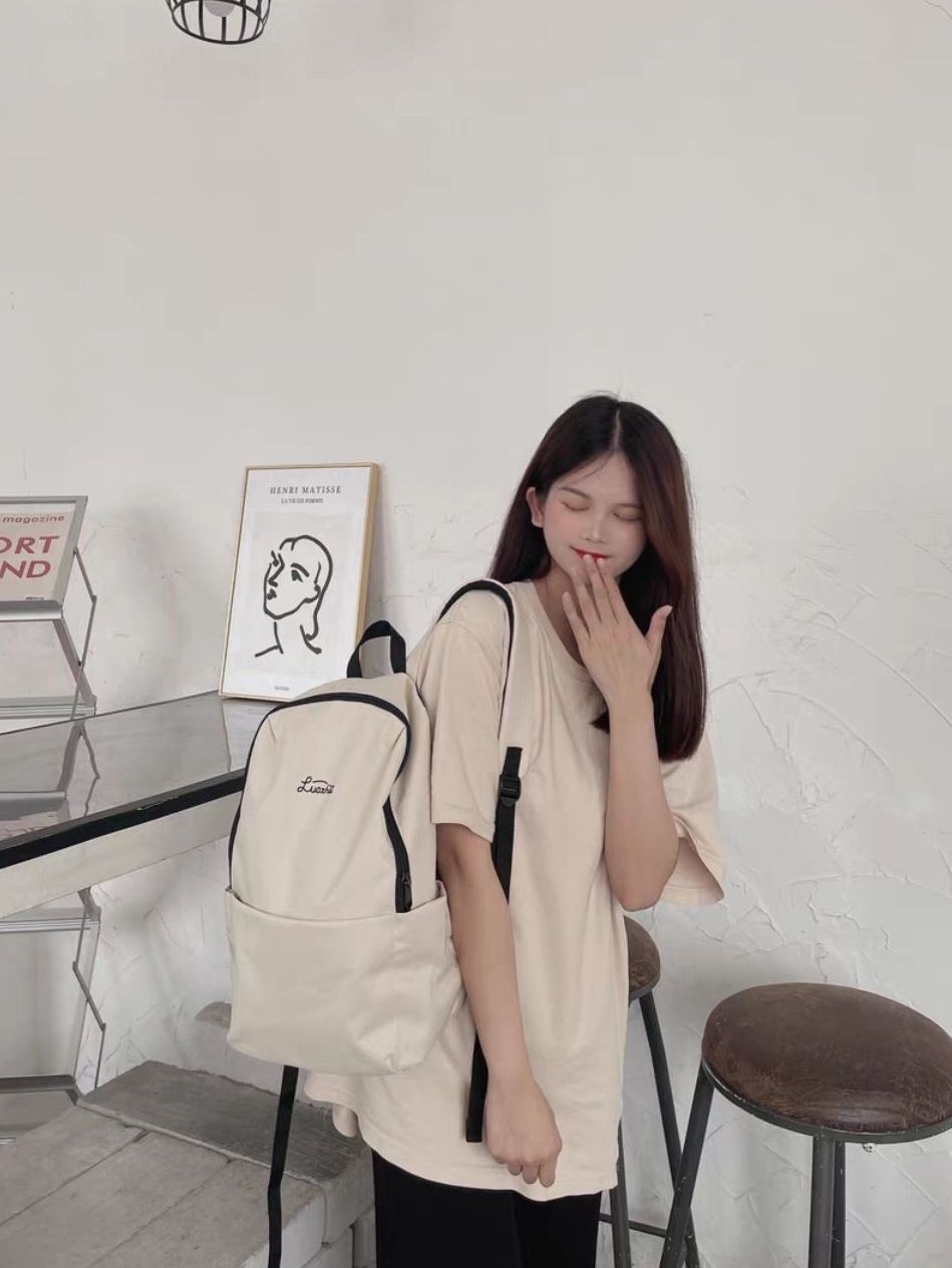 森马简约百搭双肩包分享