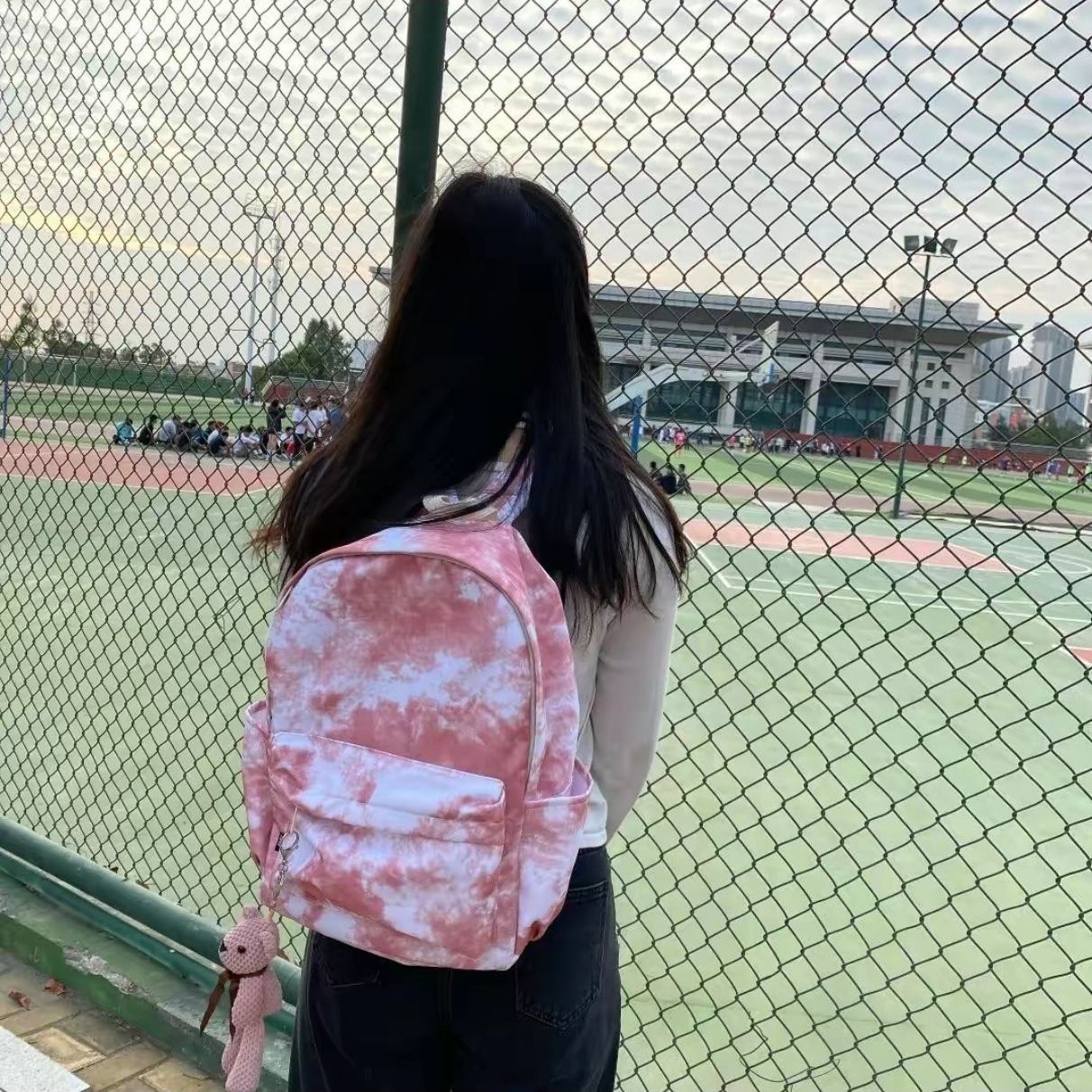 学院风双肩包分享
