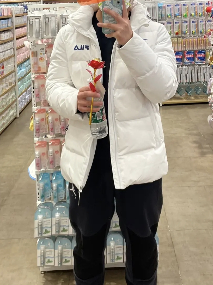 FILA 冬季羽绒服万能穿搭