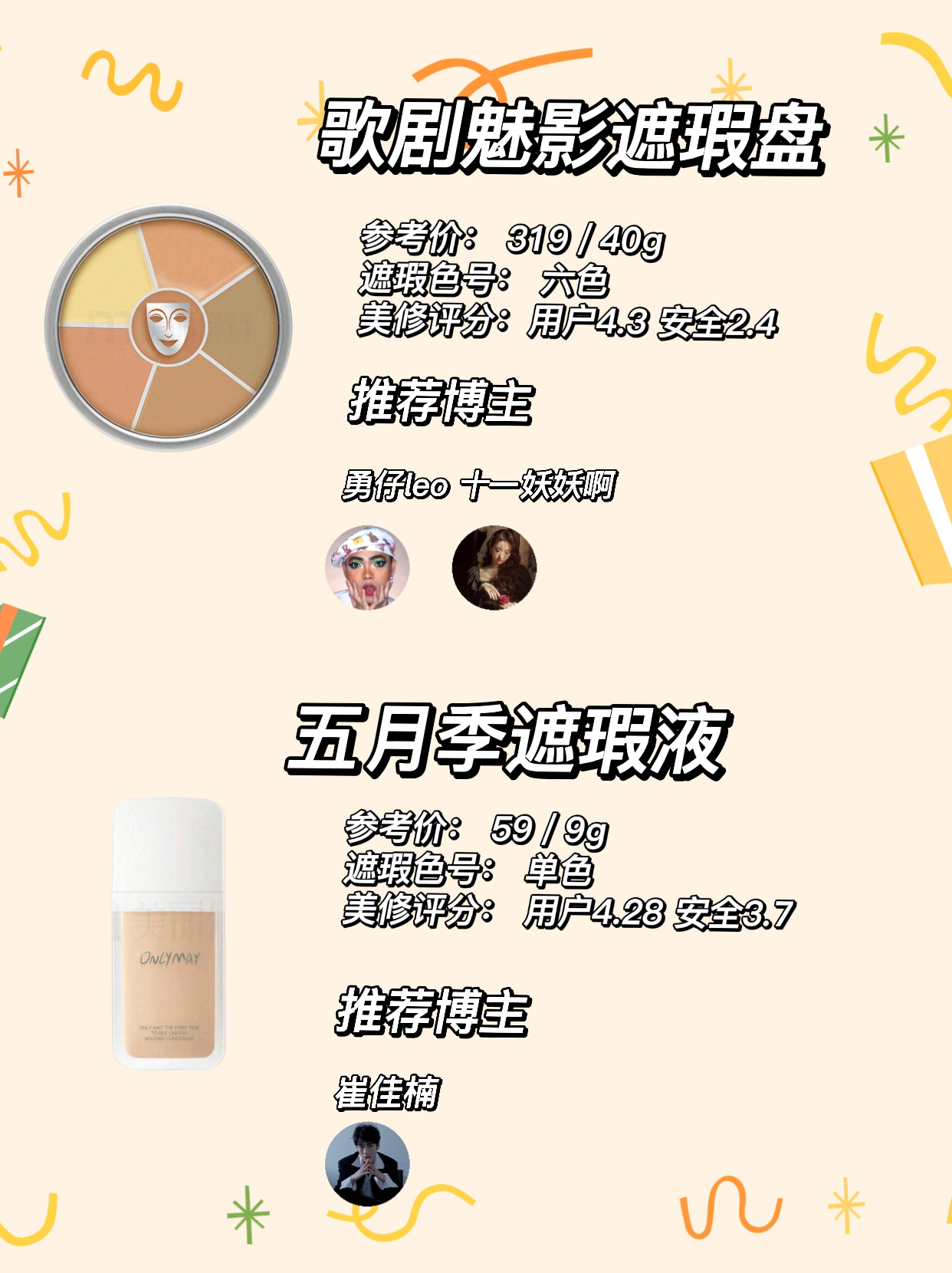 瑕疵皮来看~ 被博主种草的遮瑕合集来啦!
