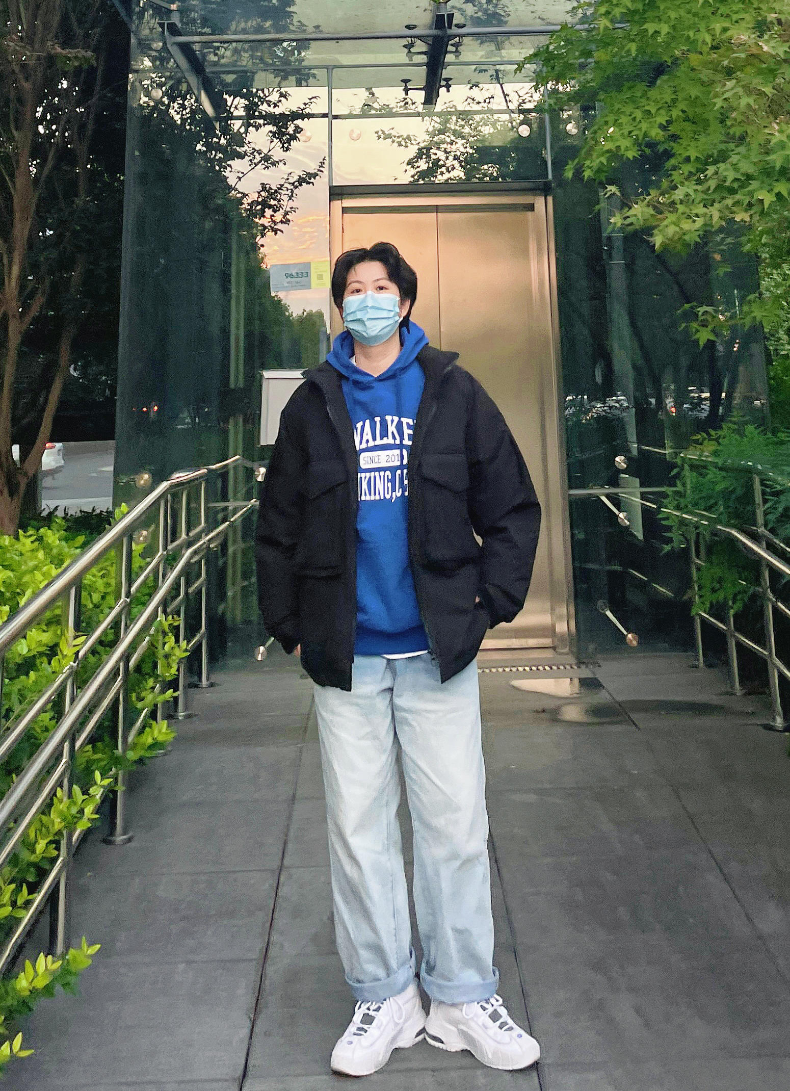 OOTD|秋冬男友风日常休闲穿搭|黑色棉服搭配