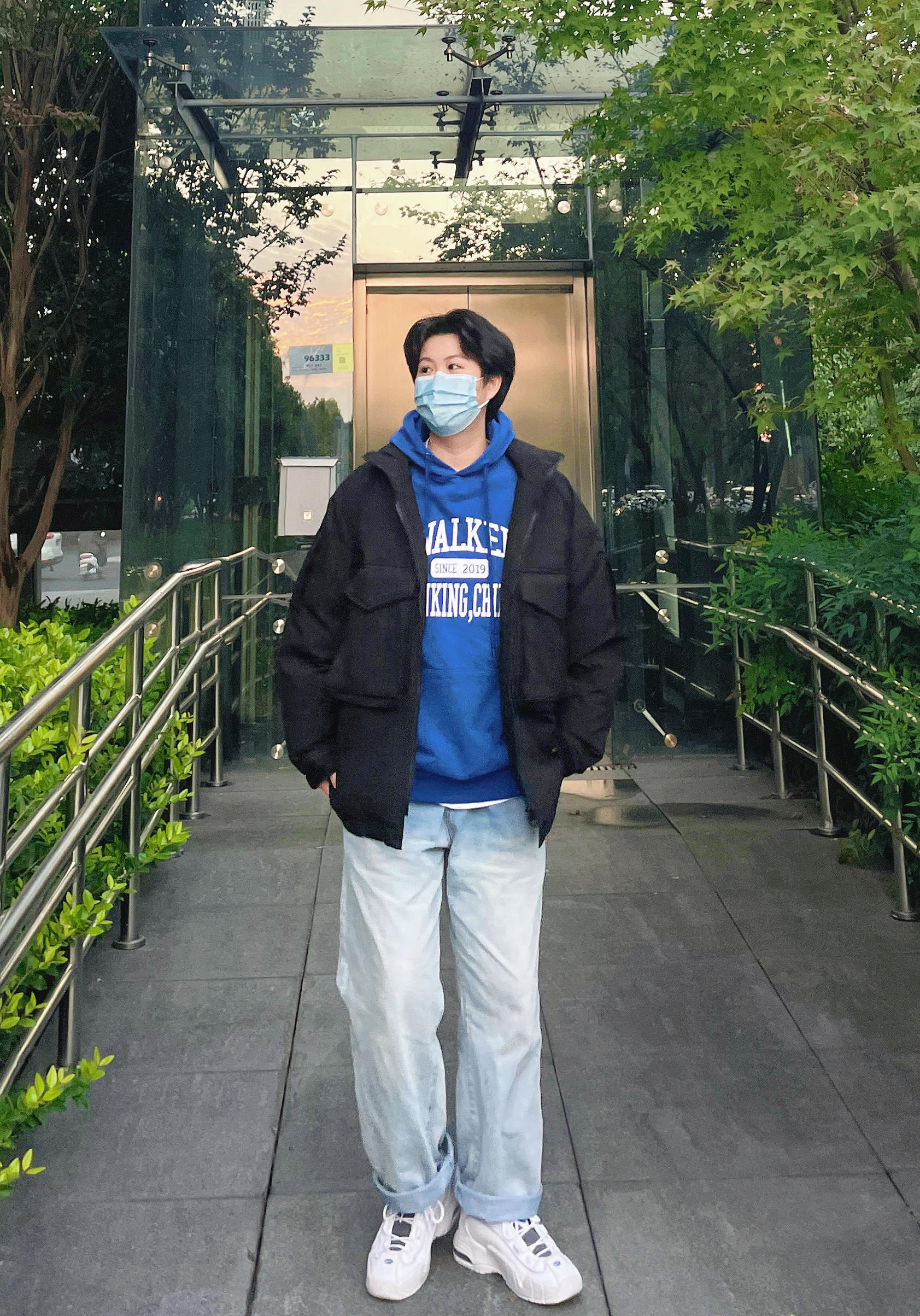 OOTD|秋冬男友风日常休闲穿搭|黑色棉服搭配