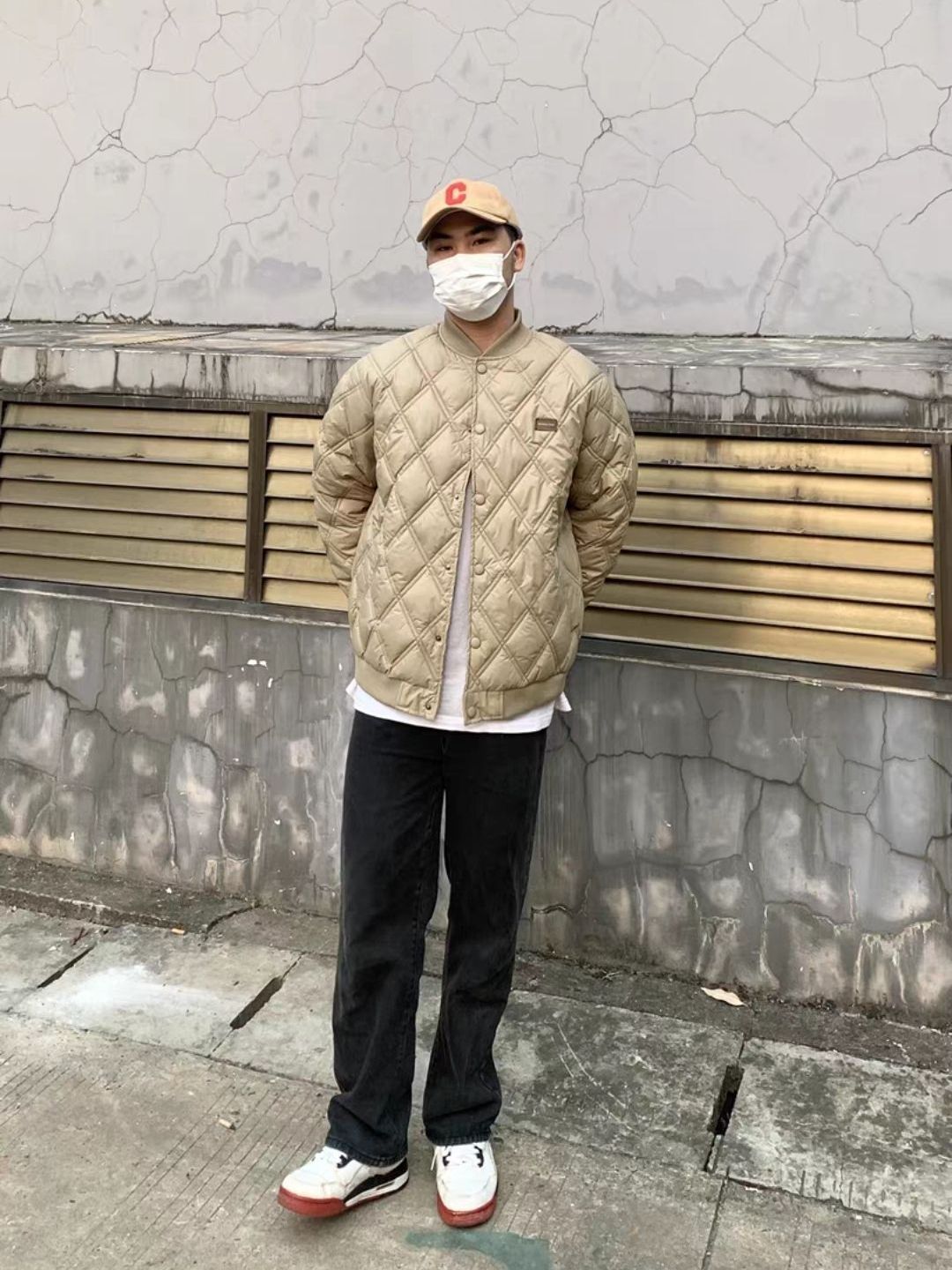 OOTD菱形棉服推荐