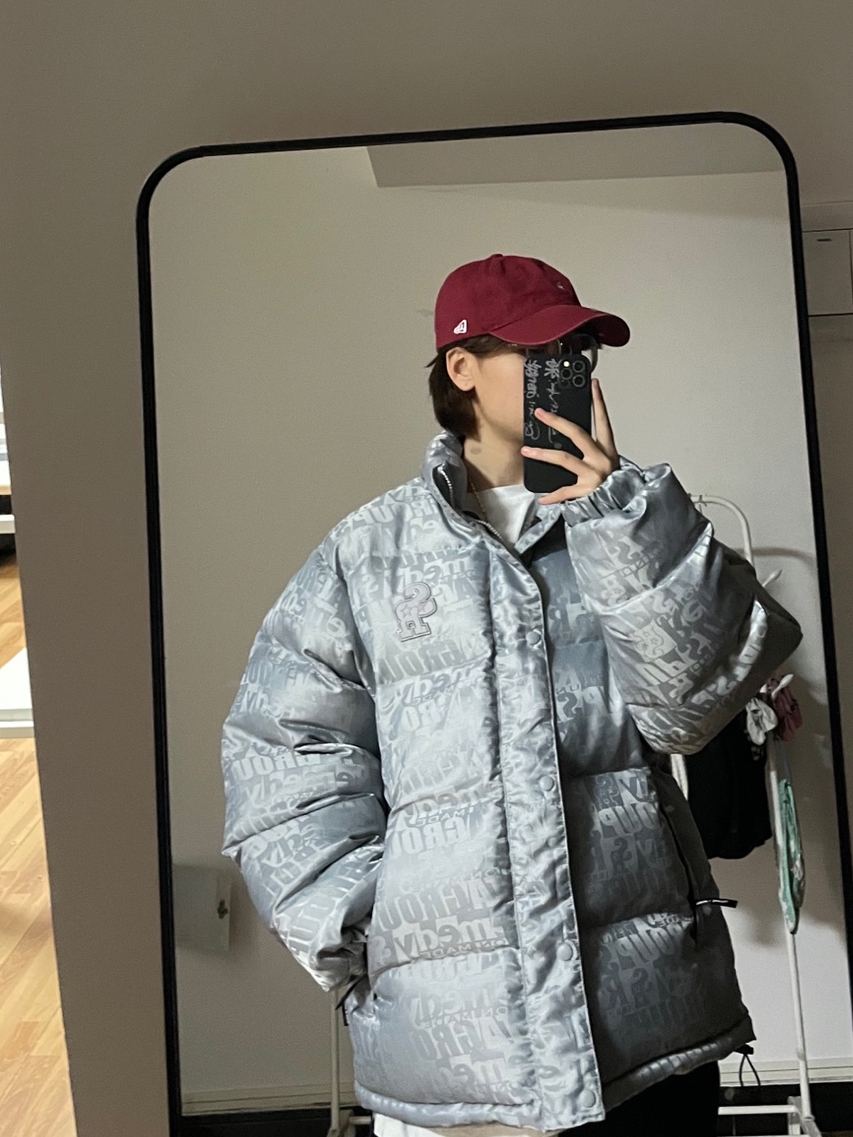 加厚棉服分享｜对镜自拍