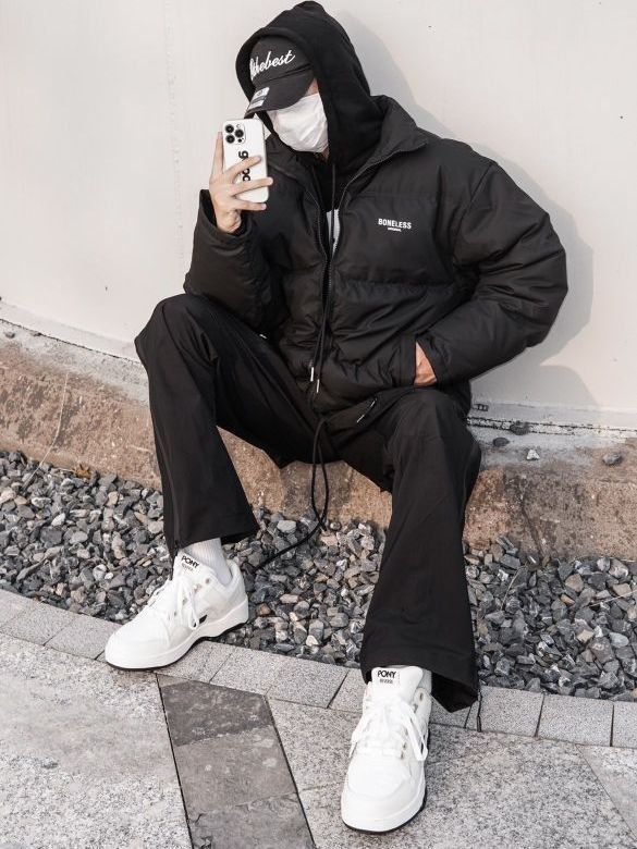 男生穿搭 黑就完事了