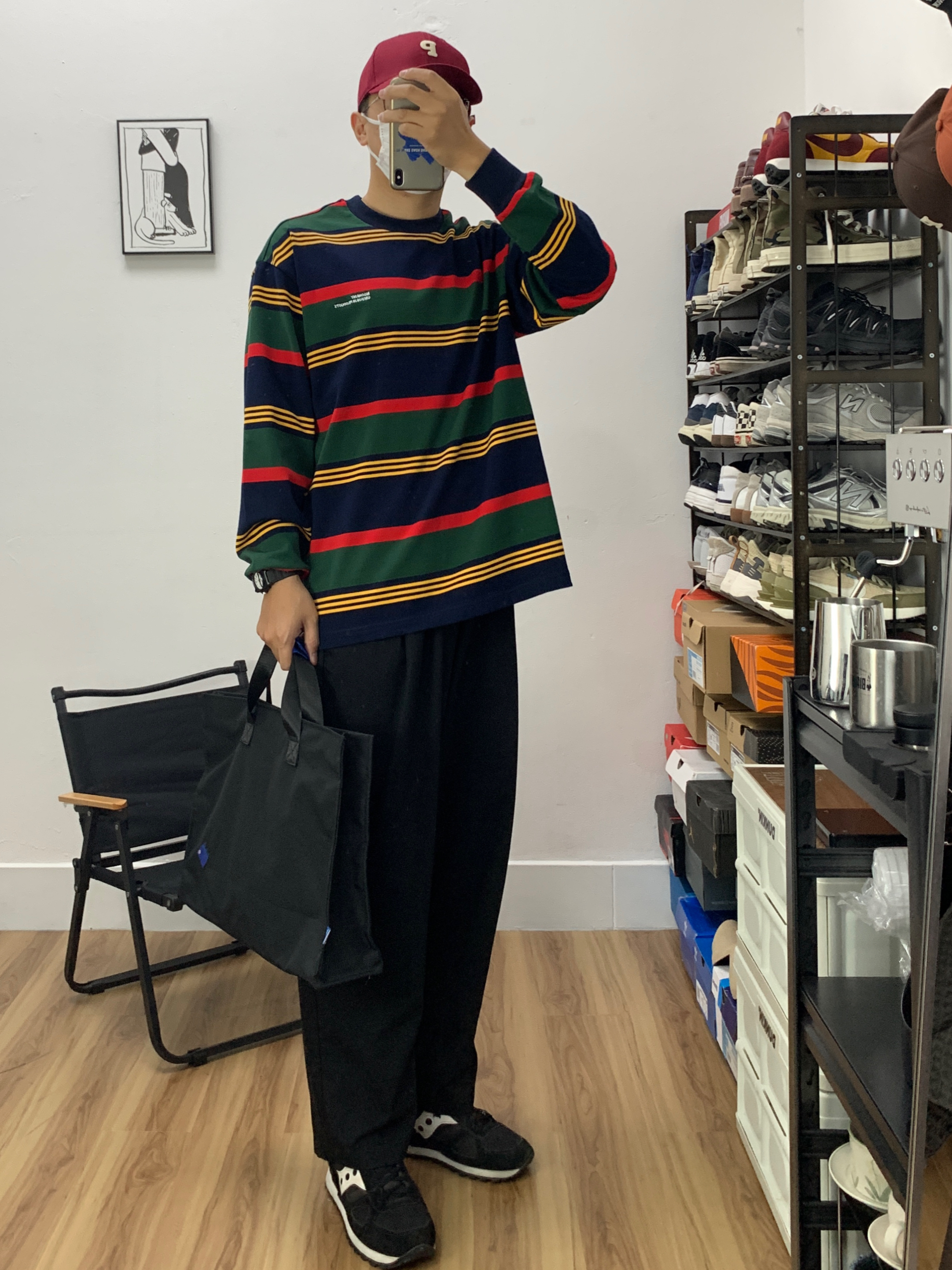 OOTD | 条纹卫衣 | 我网速快我5G过个圣诞节