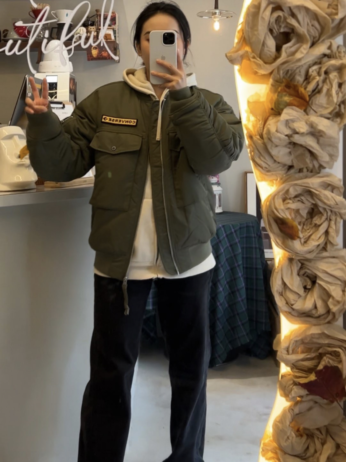 Converse 非常有型的夹克棉服赶紧入手呀