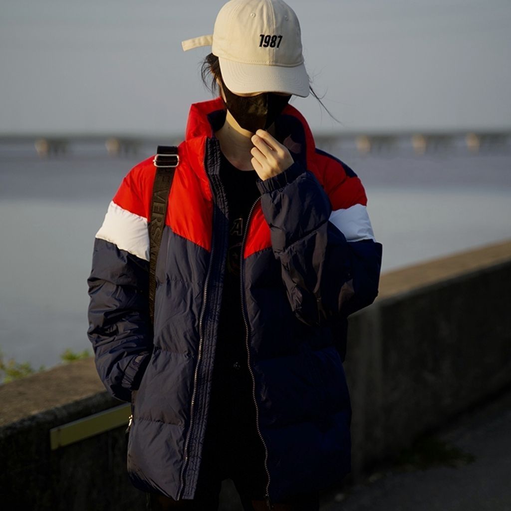 OOTD/ 小个子女生拼接色羽绒服分享