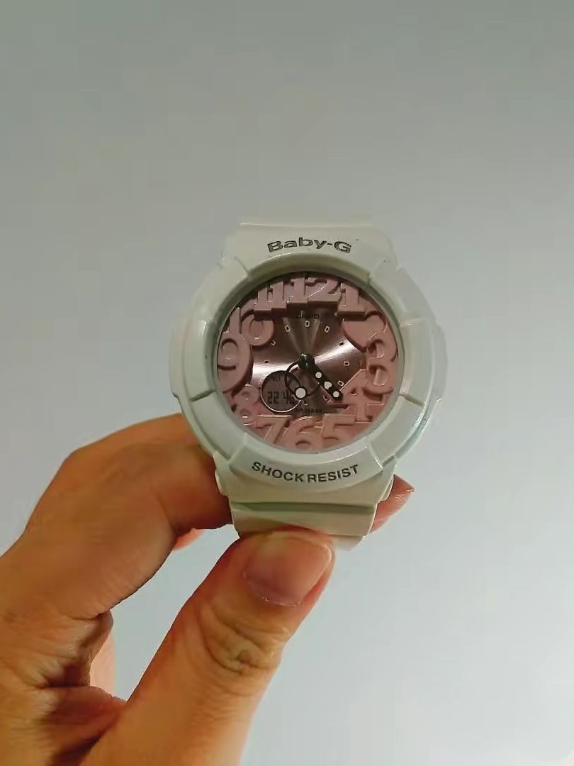 Casio/卡西欧 BABY-G系列 电子动能石英女表 BGA💕超级粉萌💕